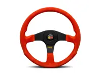 MOMO Corse 2.0 方向盘 - 红色绒面革 - VMCO2SRE351PR